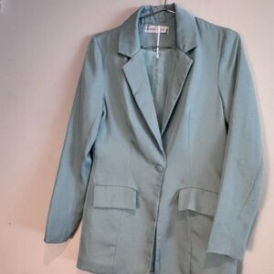 Classic Women's Light Blue Blazer
